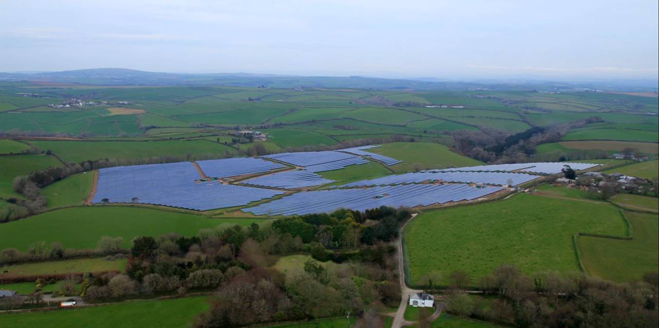 20 mw site which now powers 3100 homes using central inverters and tier one Trina panels